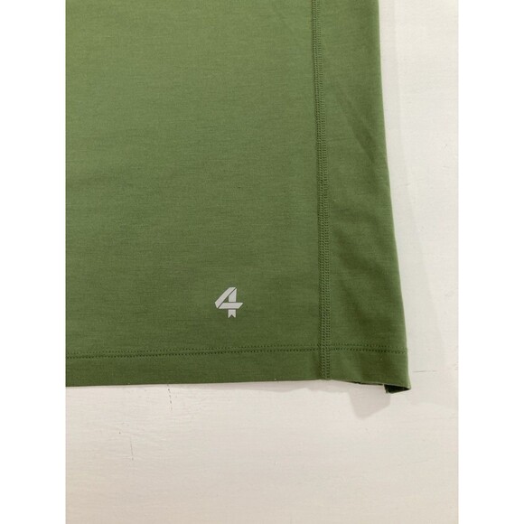 Four Laps T-Shirt Men’s S Green Crew Neck Performance Running Workout Gym - Picture 3 of 8